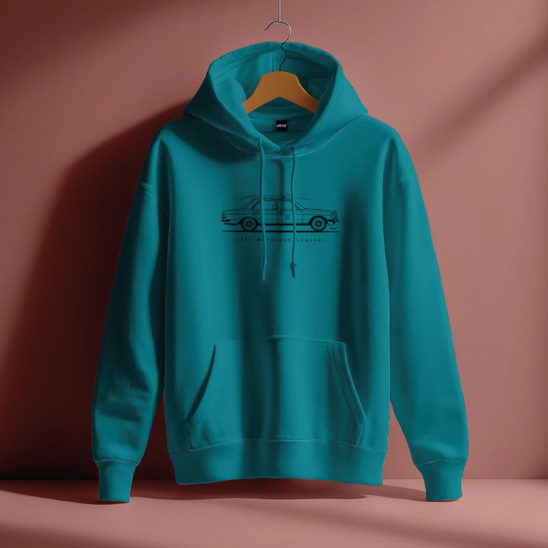 Sweat "THE LEGEND" - Bleu paon